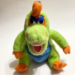 Star Smilez Dental Educational Plush Farley Flossisaurus Green Dinosaur